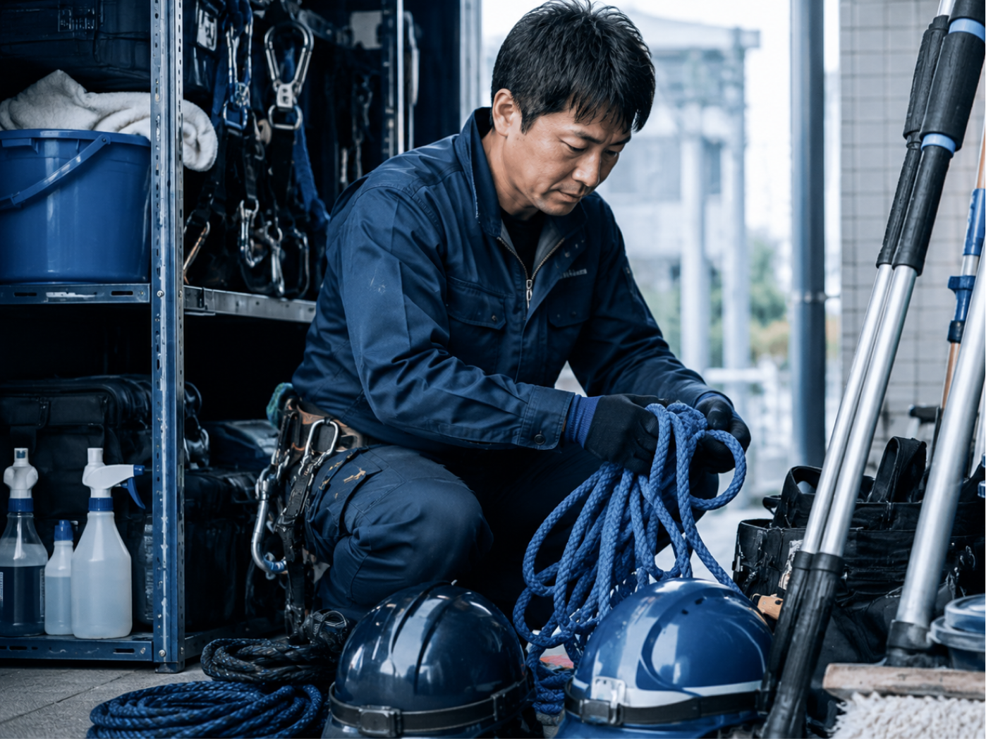 資材・道具の管理イメージ